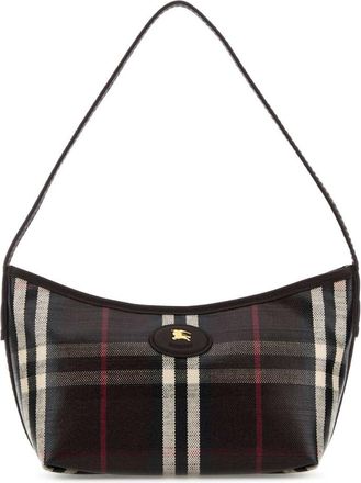 Burberry Maroon Highlands Mini Shoulder Bag
