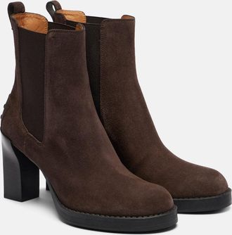 Tod's Stivaletti Chelsea 80 in suede