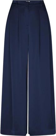 Dante6 Dames, Broeken, Blauw, Maat: M Satijn