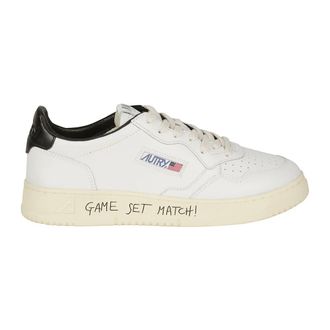 Autry Medalist Low Sneakers - Heren - Sneakers - Wit - 41 EU - Katoen - Schoenen