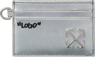 Off-white Logo Leather Card Case