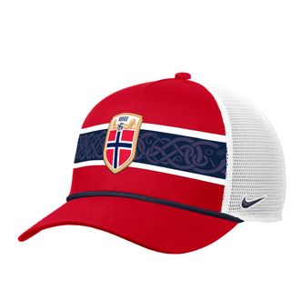 Nike Norway Nike Mens Rise Rope Trucker Hat in Red | C16988C089NOFT-RED