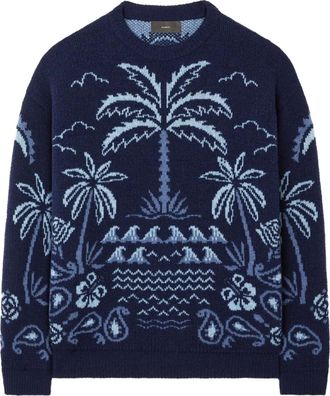 Alanui Maglione Glimpse of Eden - Blu