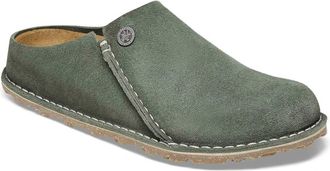 Birkenstock Womens Zermatt Premium Suede Clog In Thyme