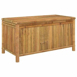 Berkfield Home Garden Storage Box 110x52x55cm Bamboo in Brown | Size: 110 x 52 x 55 cm