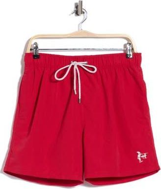 Vintage Summer Swimwear Solid Volley Swim Shorts in Red at Nordstrom Rack, Size Xx-Large