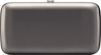 Jeffrey Levinson Finley Clutch - Black Chrome - Grey