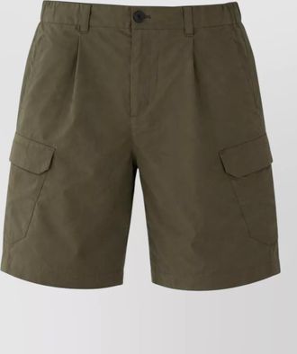 Herno regular cargo shorts belt loops pockets