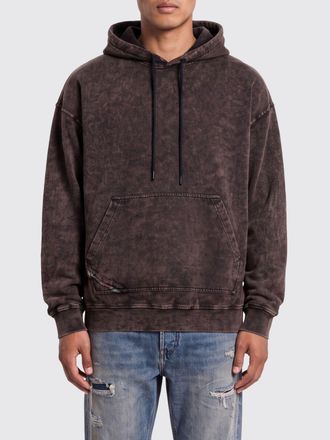 Diesel Relaxed Fit Cotton Hoodie with Dropped Shoulders