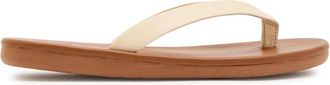 Ancient Greek Sandals Saionara Leather Flip Flops - Cream - 41 (IT41/ UK8)