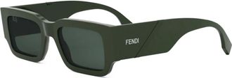 Fendi unisex, Accessoires, Groen, Maat: 51 MM