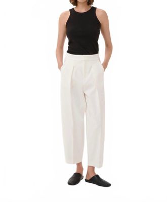 Inwear Zella Barrel Pant In Whisper White