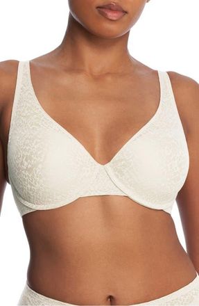 Natori Pretty Smooth Full Fit Smoothing T-Shirt Bra in Warm White at Nordstrom, Size 34Ddd