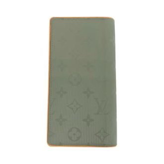 Louis Vuitton Pre-owned Wallets, male, Gray, Size: ONE SIZE Pre-owned Portefeuille Brazza Monogram Long Wallet