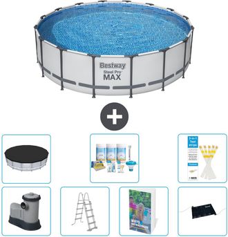 Bestway Piscina Bestway Steel Pro Max Redonda - 488x122 Cm - 8-piezas S632