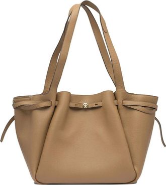 Tory Burch Bolso Tote Romy de Piel Graneada - Bags - Mujer - Marr&oacute;n - ONE SIZE