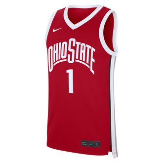 Nike Ohio State Replica Nike Mens College Basketball Jersey in Red | NCBJ0A8XOH-VHA