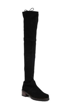 Stuart Weitzman Blaire Over-the-Knee City Boot in Black at Nordstrom Rack, Size 4.5