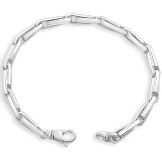 Pompeii3 Mens 14k Gold (34gram) or Platinum (63gram) 5.5mm Link Bracelet 8.5