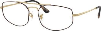 Ray-Ban Explorer 5 Rx 6545 - unisex - Brillen - Bruin - 58 MM - Accessoires