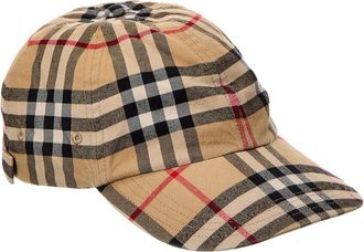 Burberry Check Baseball Cap