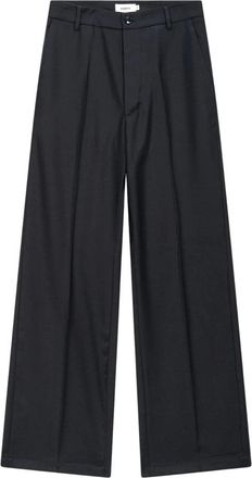 Barena Wide Broeken - Dames - Wijde Broeken - Blauw - XS - Wol - Broeken