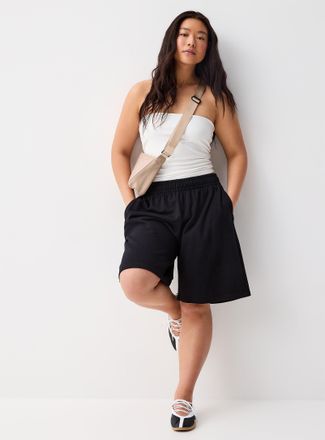 Twik Womens Relaxed French terry Bermuda short