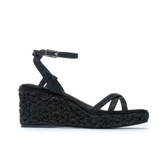 Bernardo Cario Wedge Sandal in Black at Nordstrom, Size 7.5