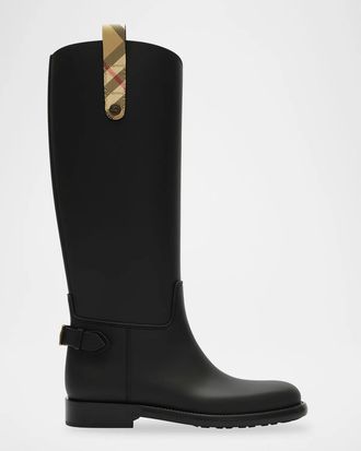 Burberry Cavalier Knee-High Boots