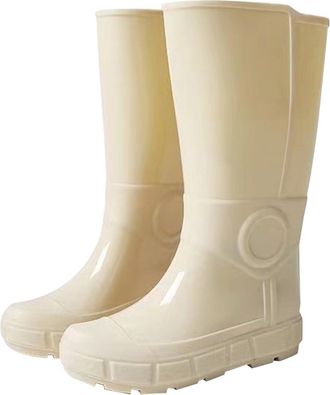 Generic Wellington Boots Women Hiking Boots Lightweight Fashion Summer Boot with Gripped Sole Wide Fit Waterproof Stylish Platform Boot Womens for Spring Summ