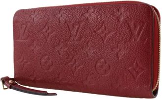 Louis Vuitton Pre-owned Wallets, female, Red, Size: ONE SIZE Pre-owned Canvas Wallet