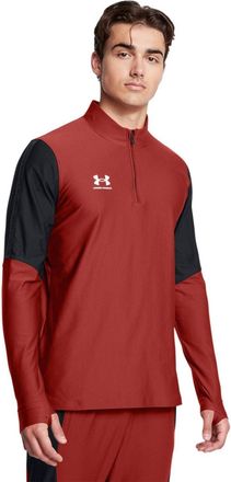 Under Armour Heren Pro-shirt met kwartritssluiting (Oranje)
