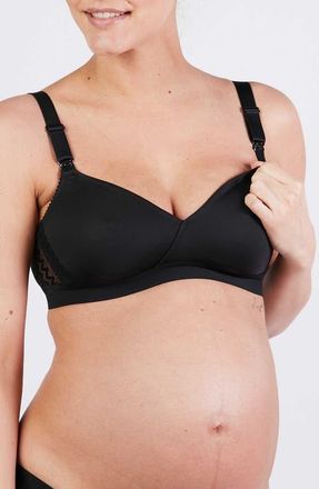 Cache Coeur Serena Maternity and Nursing Bra in Black at Nordstrom, Size 32C