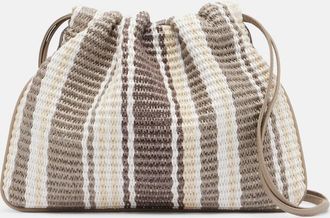 Brunello Cucinelli Mellow Small striped crossbody bag