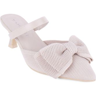 Elie Tahari Monaco Kitten Heel Mule in Natural at Nordstrom, Size 5.5
