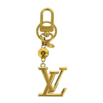 Louis Vuitton Pre-owned Accessories, unisex, Yellow, Size: ONE SIZE Pre-owned Canvas Keyring
