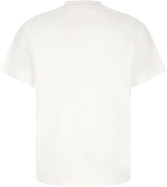 Moncler Logo-Graphic Cotton T-shirt - white