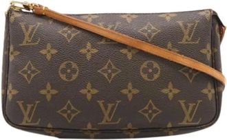Louis Vuitton Pre-owned Clutches, female, Brown, Size: ONE SIZE Pre-owned Vintage Pouch