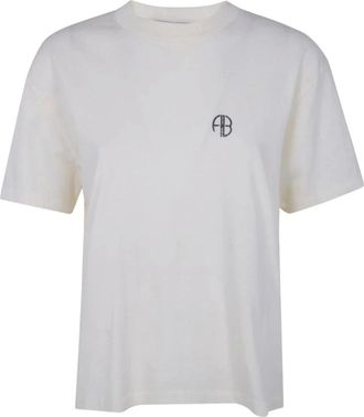 Anine Bing Mujer, Camisetas, Blanco, Talla: M