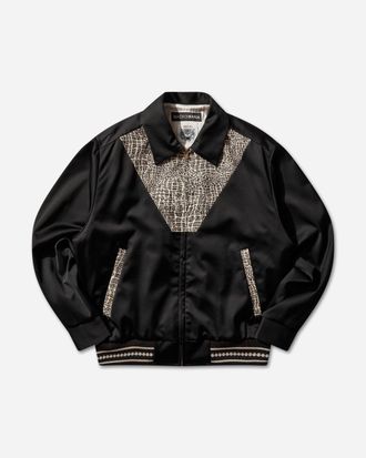 Wacko Maria Men s Wolf s Head 50 s Jacket (Type-2) Black