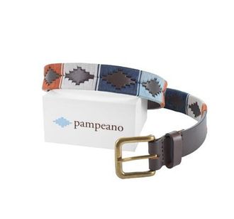 Pampeano Orilla Belt in Brown/burnt Orange/cream at Nordstrom, Size 30