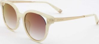 Escada Womens SESA50F-E02R-51 SESA50F 51 E02R Sunglasses - Beige - One Size