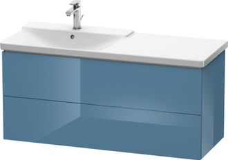 Duravit Duravit L-cube Mueble De Pared Ancho 1220mm, Profundidad 481mm, 2 Cajones, Cabe p3 Comfort. Art&iacute;culo 233312, Lavabo A La Izquierda, Color: Laca De Alt