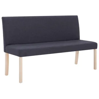 vidaXL Vidaxl - Panca 139,5 Cm Grigio Scuro In Poliestere