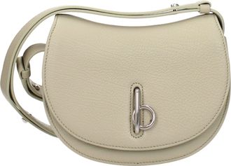 Burberry Groene Leren Schoudertas