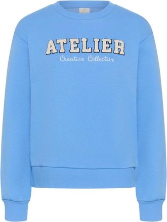Kaffe Provence - Dames - Sweatshirts - Blauw - M - Hoodies & sweatvesten