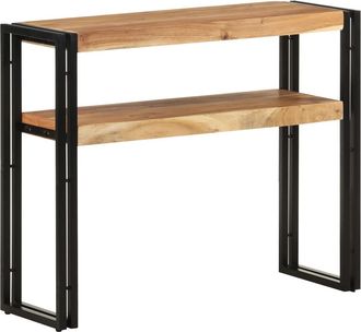 vidaXL Mesa Consola De Madera Maciza De Acacia 90x30x75 Cm Vidaxl
