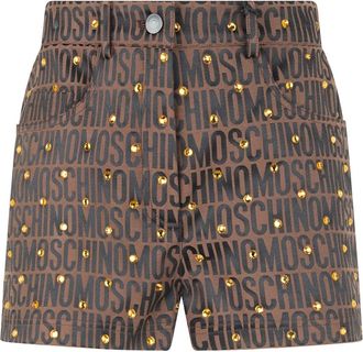 Moschino Mujer, Pantalones cortos, Marr&oacute;n, Talla: S