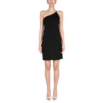 Dsquared2 Short Dresses, female, Black, Size: XS One-Shoulder Mini Dress