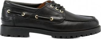 Vagabond Womens Joslyn Classic Boat Shoes In Black